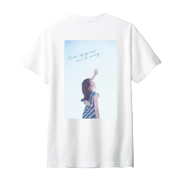 『山崎怜奈カレンダー2024.4〜2025.3』 発売記念Tシャツ・白